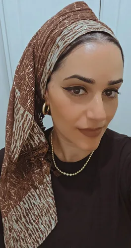 מטפחת לונג דגם ריי צבע חום שוקלד