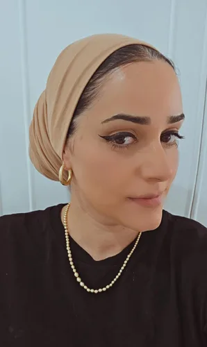 מטפחת לונג סטרץ'להיט בצבע מוקה