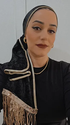 מטפחת לונג דגם סאן שחור