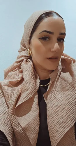 מטפחת מרובעת קרפ בצבע ורוד עתיק ענקית 1.20