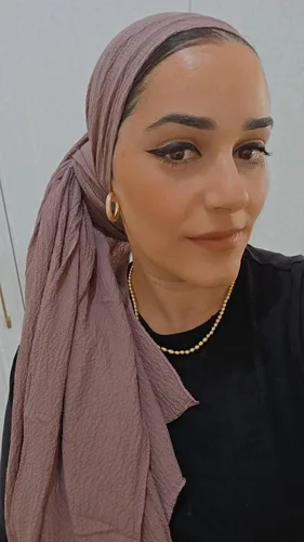 מטפחת לונג קרפ בצבע סגול