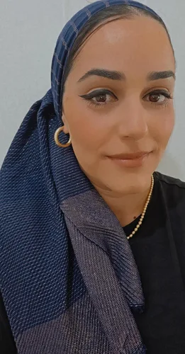מטפלת לונג נצנץ דקה בצבע כחול רויאל