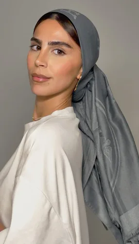מטפחת לונג הרמס אפור