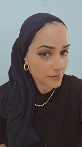 מטפחת לונג סטריץ' להיט בצבע שחור