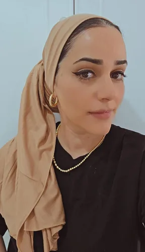 מטפחת לונג סטרץ'להיט בצבע מוקה